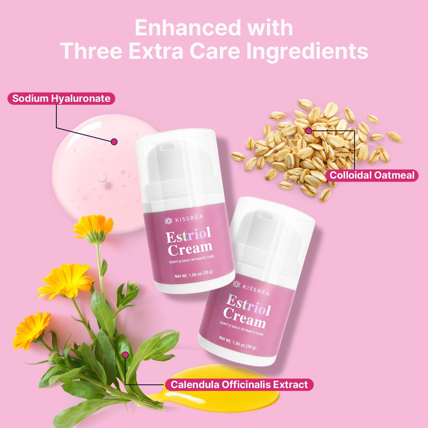 Kissbea Bioidentical Estrogen Cream - 1.06 oz