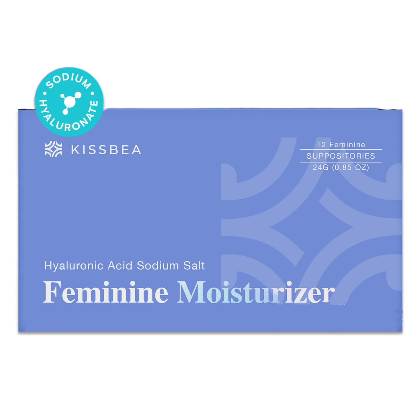 Kissbea Hyaluronic Acid Suppositories for Women – Estrogen Free - 12 Count